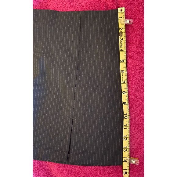 Women’s Grey Pin Stripe Mini Skirt - Picture 8 of 8